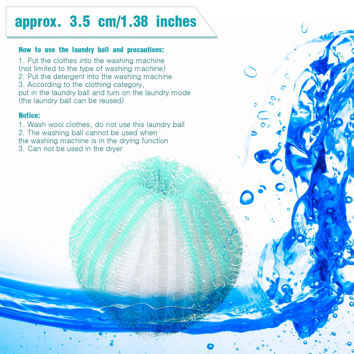 12 Pieces Pet Hair Remover for Laundry (Fresh Color)