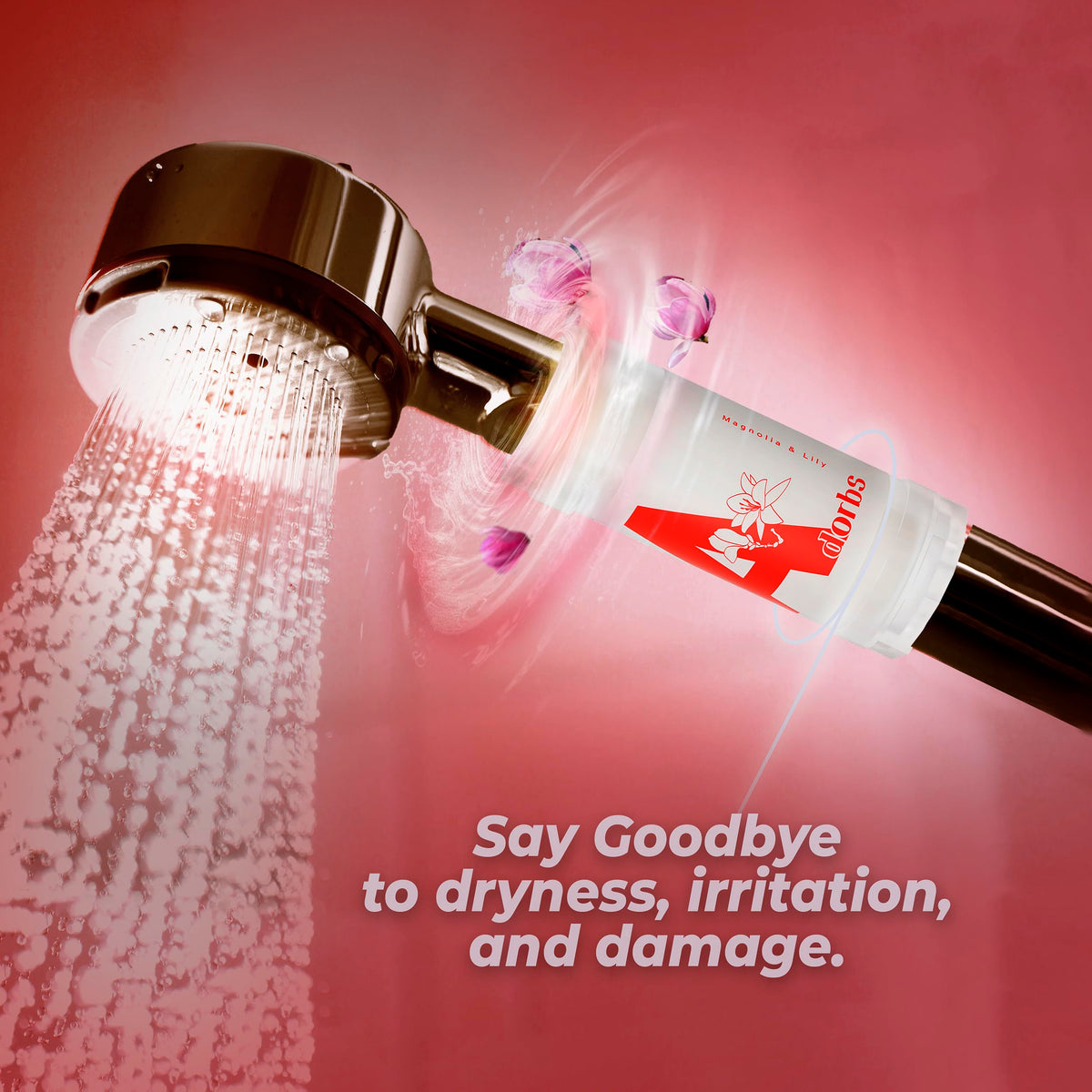 Universal Vita C Shower Filter (Adorbs-Magnolia & Lily)