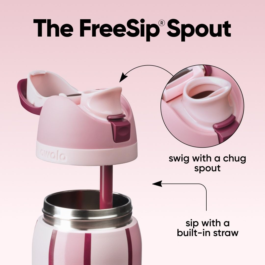 FreeSip Stainless Steel Water Bottle 32 oz Sweet Talk (Sweet Talk / 32 Ounces)