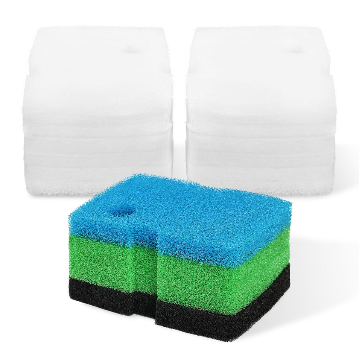 Replacement Canister Filter Pads Compatible with Cascade 1200 (Cascade 1200 or 1500 Canister Filters)