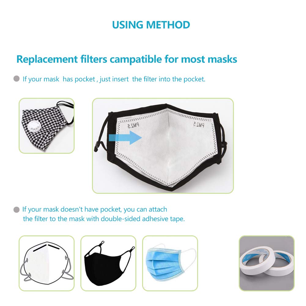 New 3D Cutting PM 2.5 Activated Carbon Filter Insert