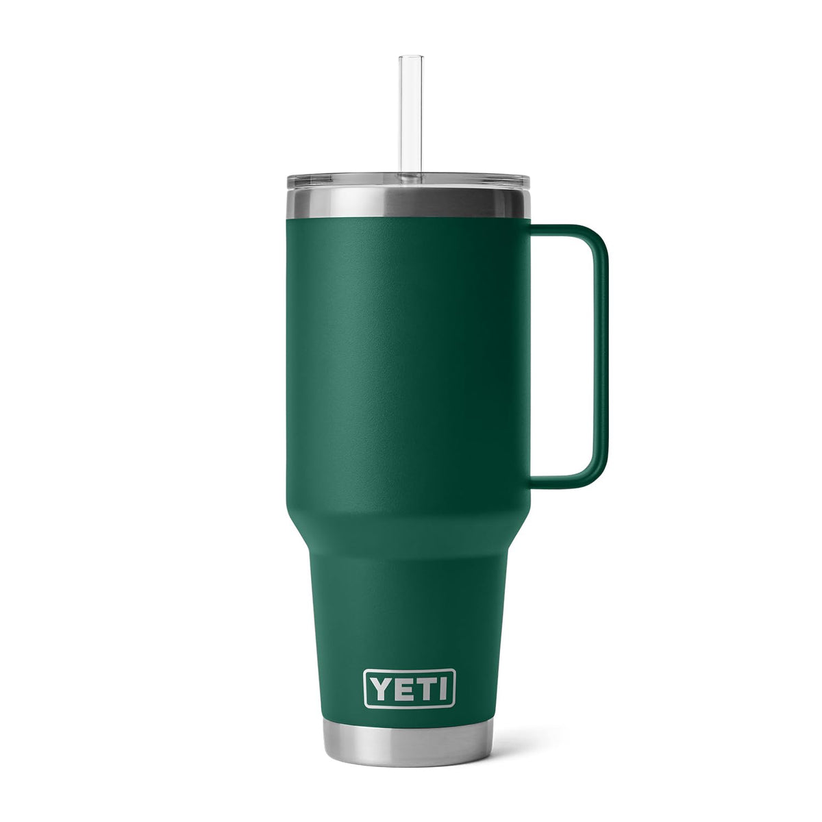 Rambler 42 oz Tumbler with Handle (Black Forest Green / 42 Ounces)