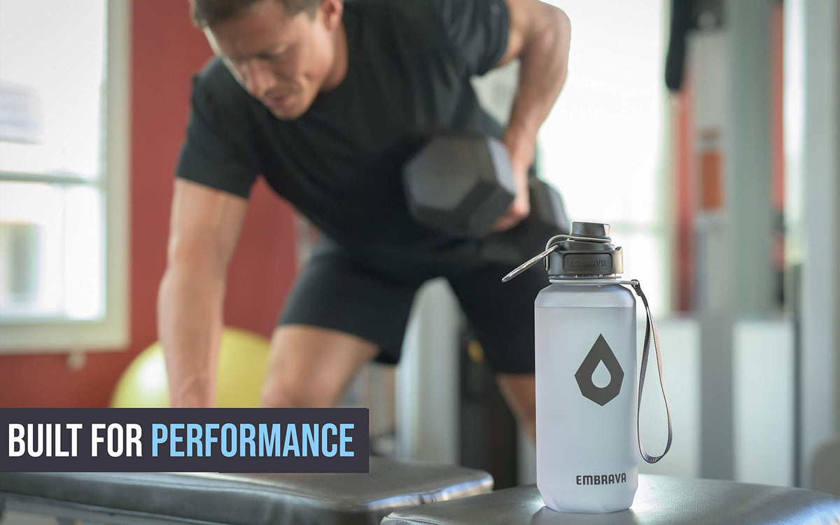 Sports Water Bottle (Gray / 40 Ounces)