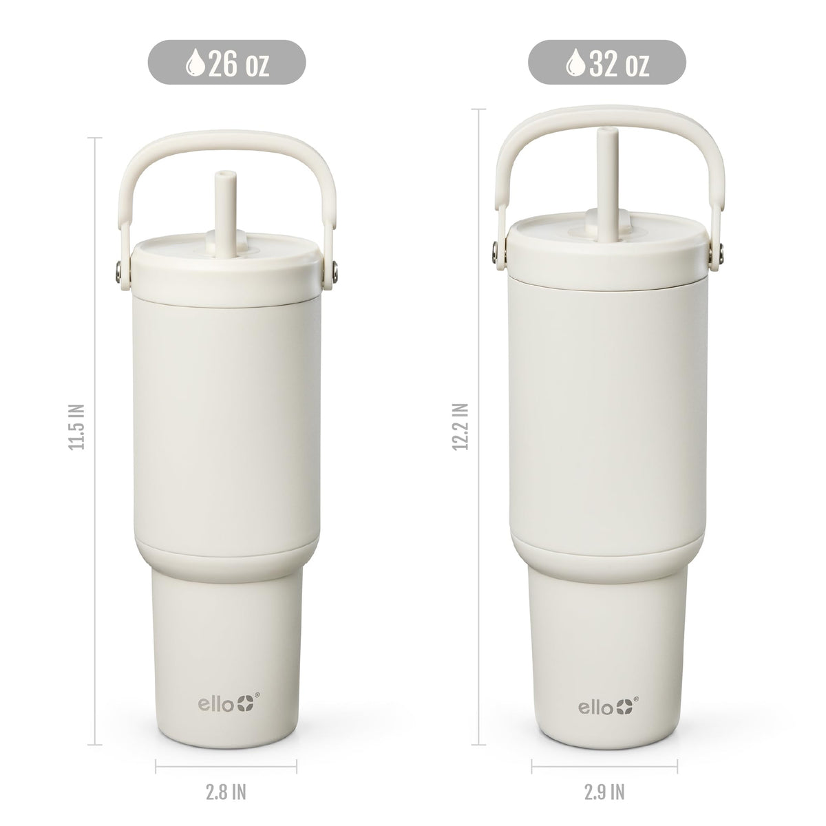 Oasis Go+ 26oz Insulated Stainless Steel Tumbler with Straw (26 Ounces / Mineral)
