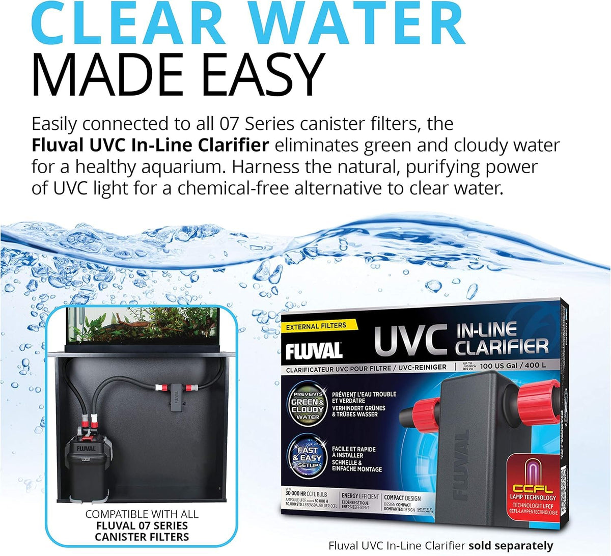 407 Performance Canister Filter for Aquariums Up to 100 Gallons (100 Gallons)