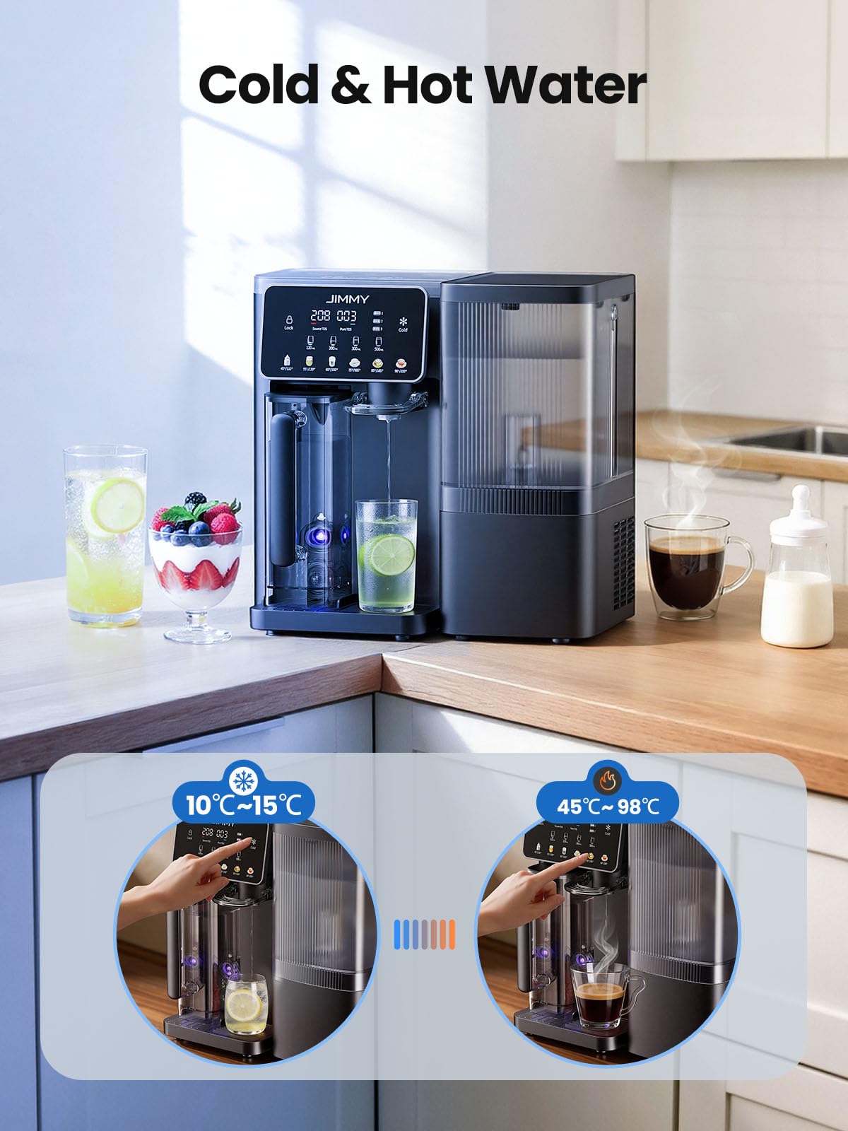 R9 Pro Countertop Reverse Osmosis Water Filter (Gray)