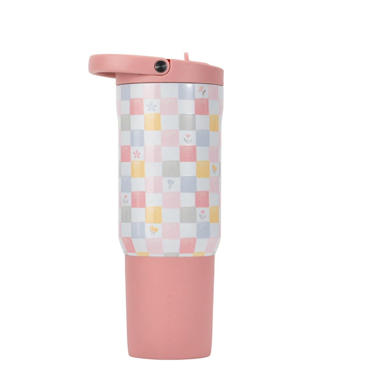 Sport 20oz Insulated Stainless Steel Water Bottle (Pastel Checkers / 20 Ounces)