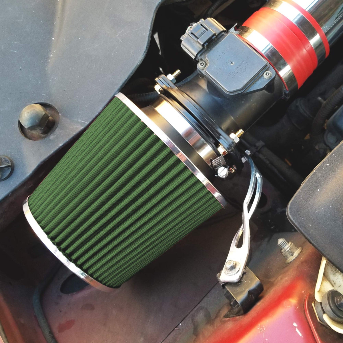 Aftermarket Auto Air Filter (Green / 8)
