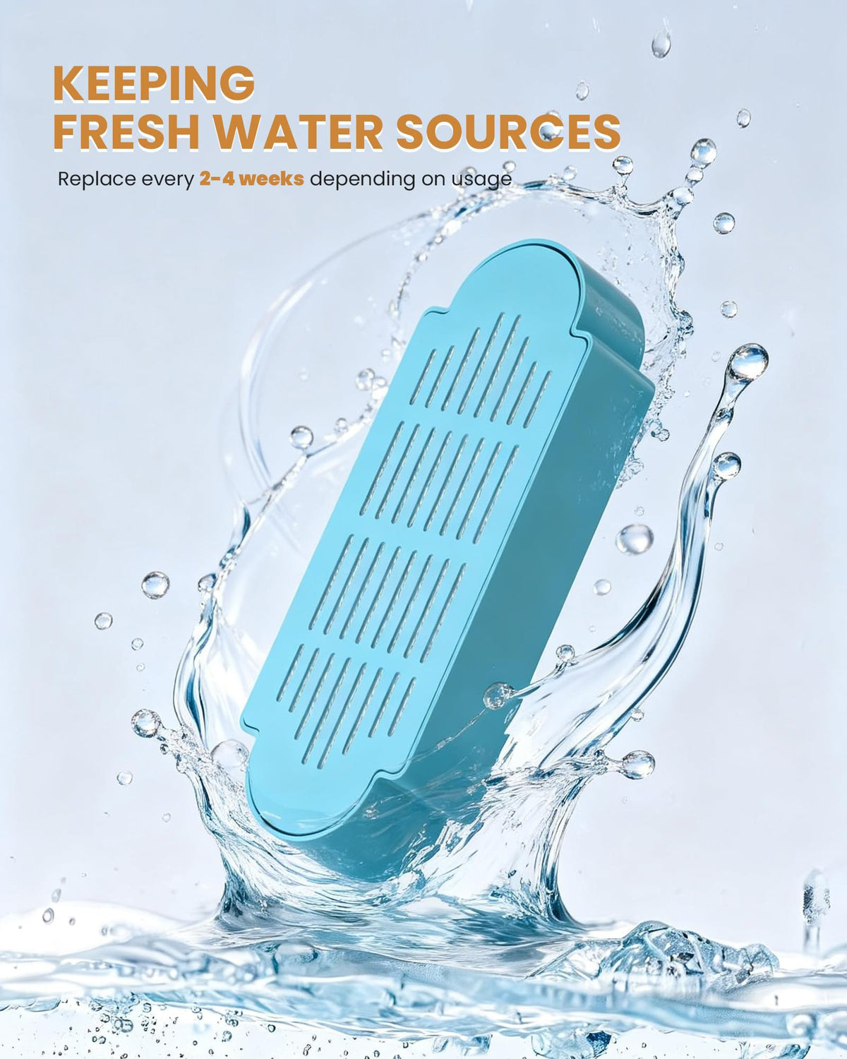 Official Tomxcute Cat Water Fountain Replacement Filters