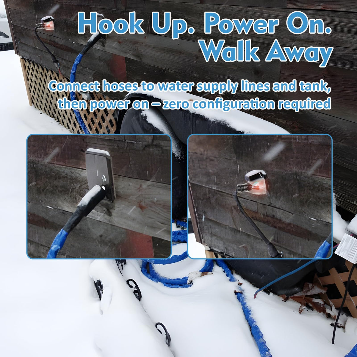 Heated Water Hose for RV 15FT (15FT Heated Water Hose)