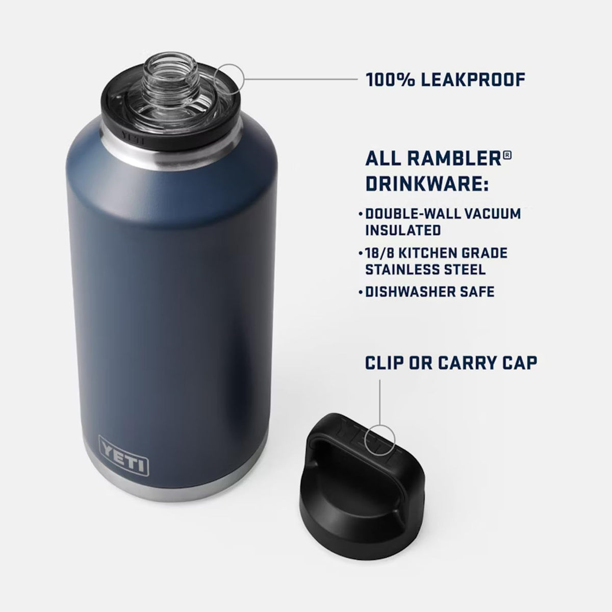 Rambler 64 oz Bottle with Chug Cap (Wetlands Camo)