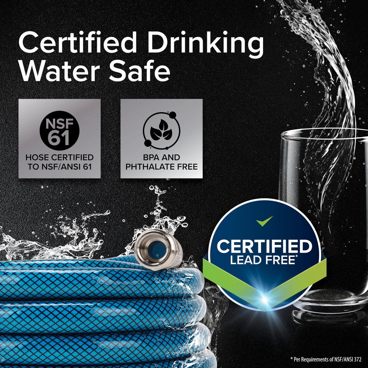 TastePURE 35 Foot Premium RV Drinking Water Hose (35 Feet)