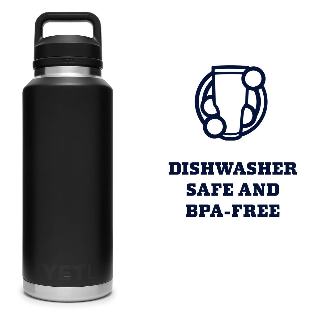 Rambler 46 oz Bottle (Black)