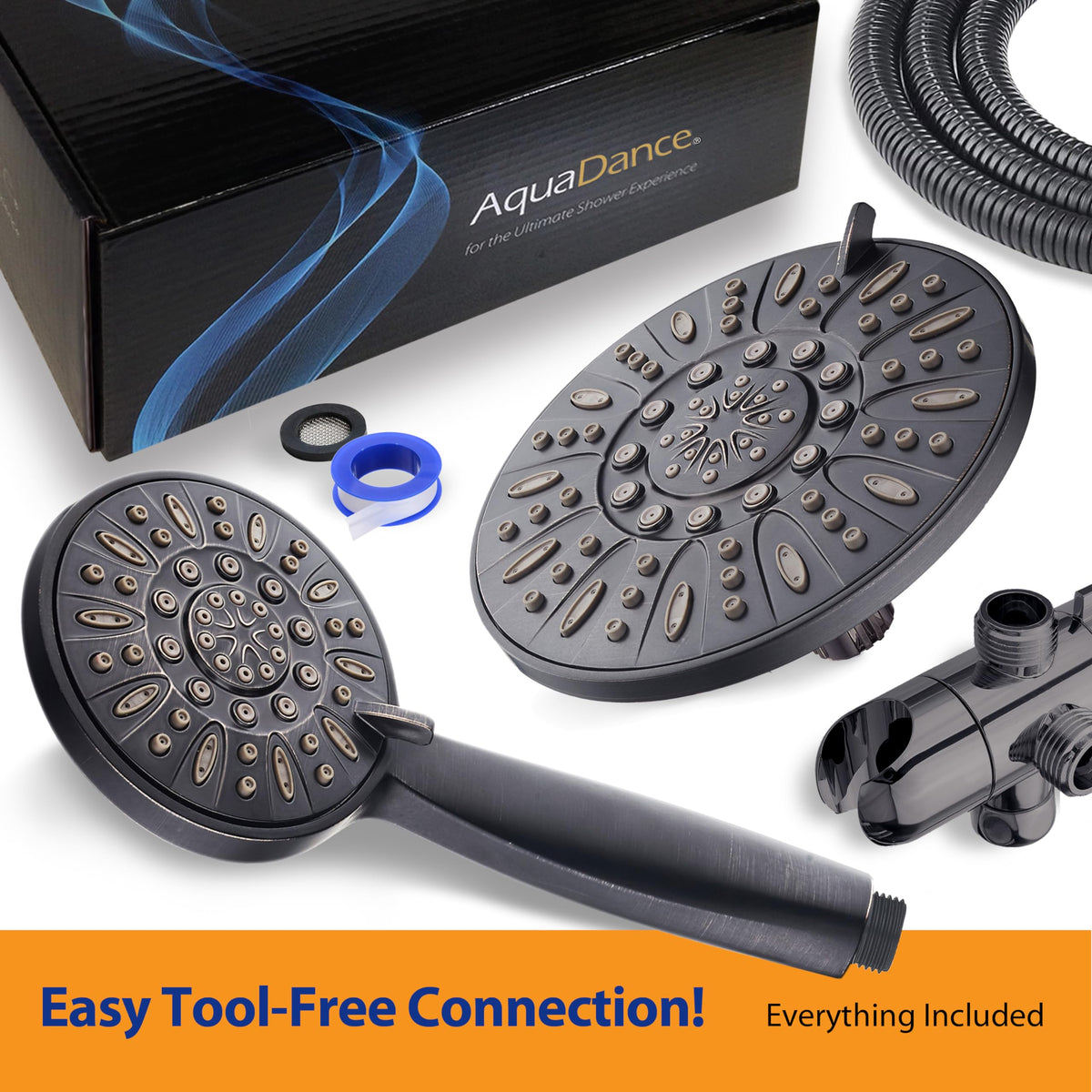 7" Premium High Pressure 3 (2.5 Gallons Per Minute / Oil Rubbed Bronze)