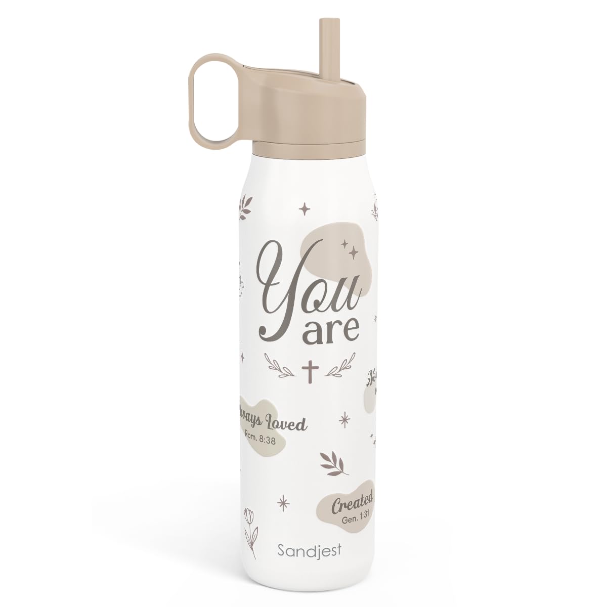 Inspiration Stainless Steel Water Bottle with Twist Lid 20oz (Inspiration)