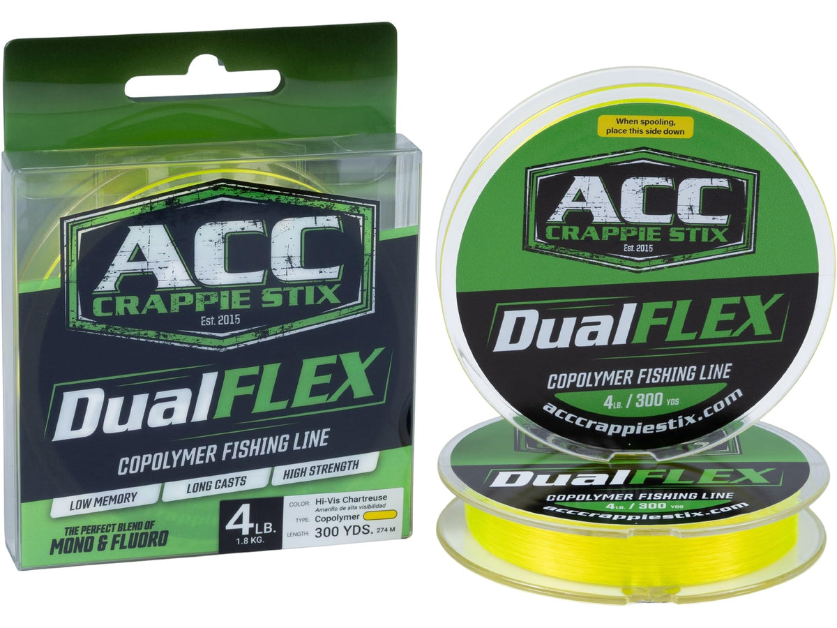 DUALFlex Copolymer Monofilament Fishing Line 4lb 300yd Hi