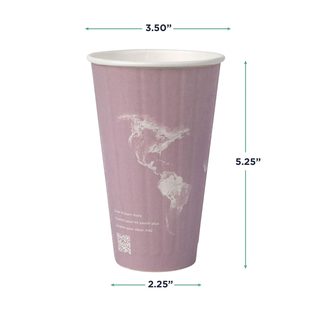 World Art Disposable Insulated Coffee Cups (16 oz)