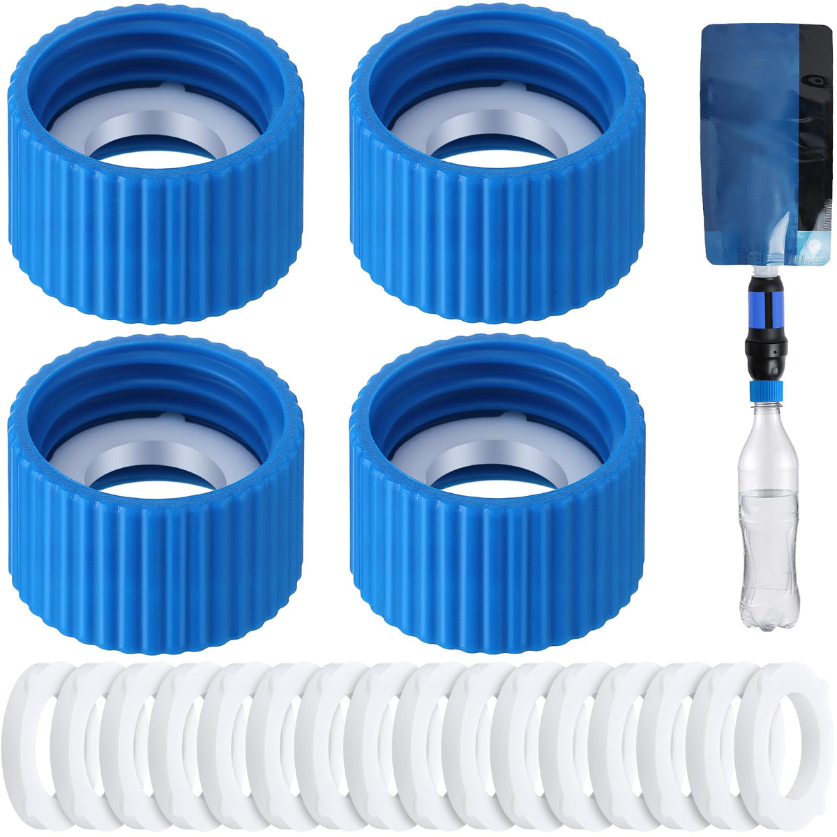 4 Pcs Water Filter Coupling Kit