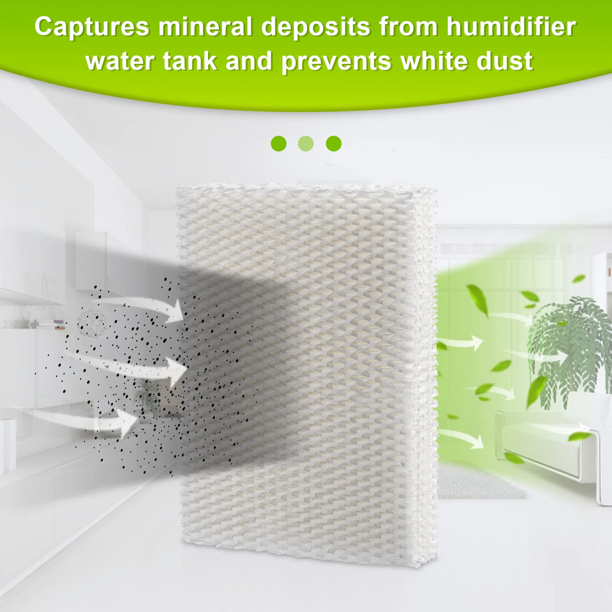 2 Pack MD1 0034 Humidifier Wick Filter for Vornado Evaporative Humidifier