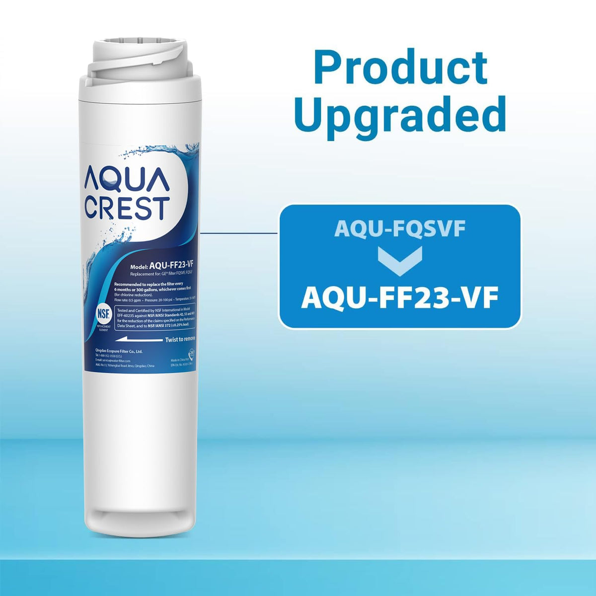 FQSVF Filter Replacement for GE FQSVN