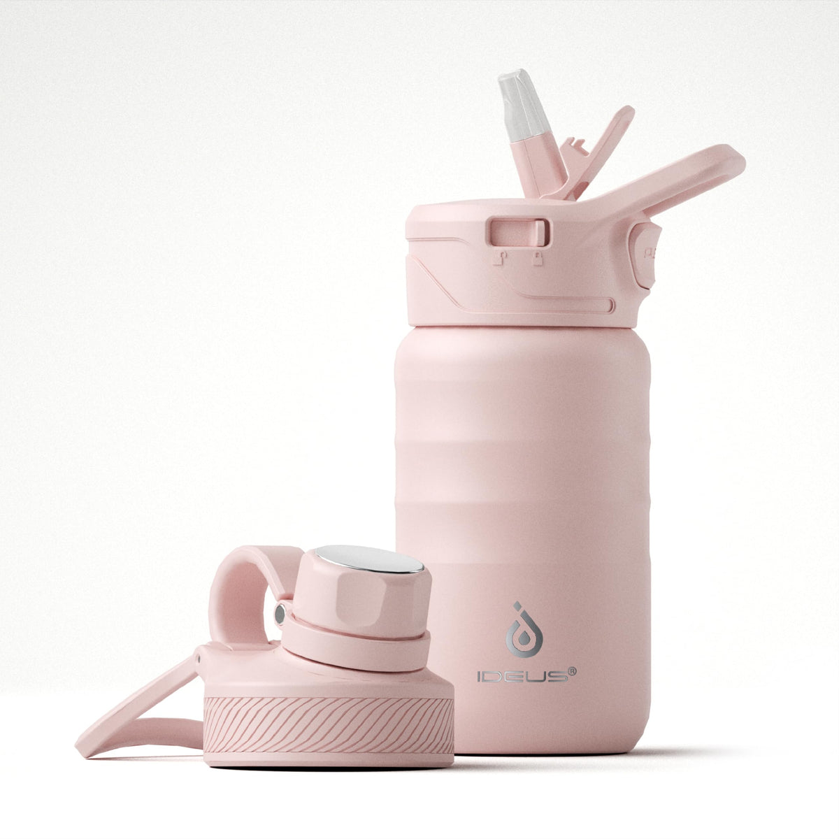 Insulated Water Bottle 12oz (Light Pink / 12 Ounces)