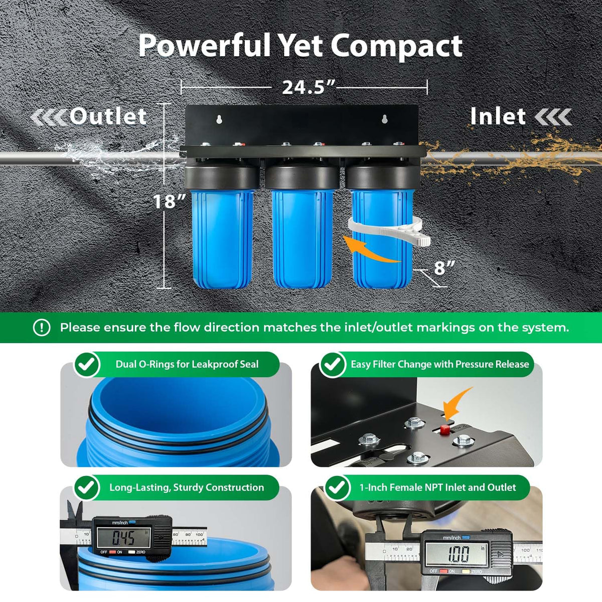 WGB31B Whole House Water Filter System