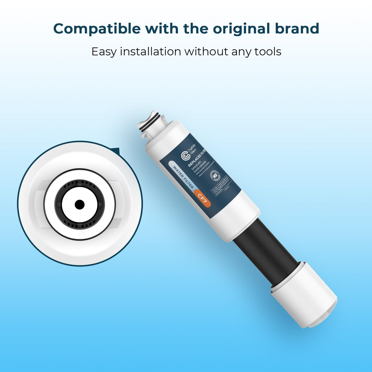 Compatible with Samsung Water Filter DA29 (2 Count (Pack of 1))