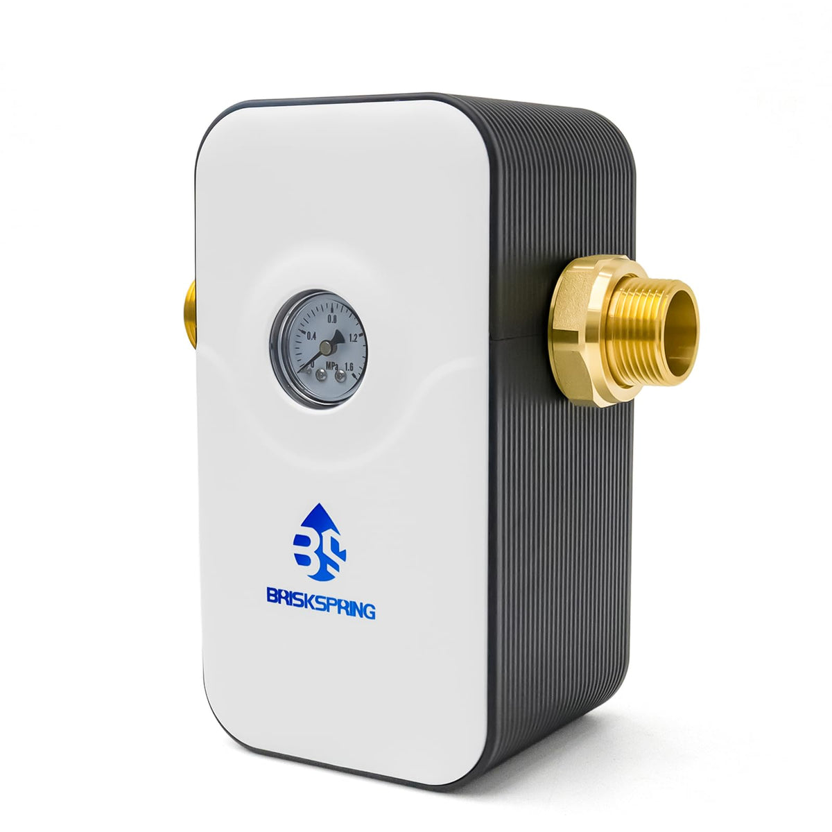 Upgraded Salt Free Water Descaler with Pressure Gauge丨26.4GPM Whole House Water Softener System丨1
