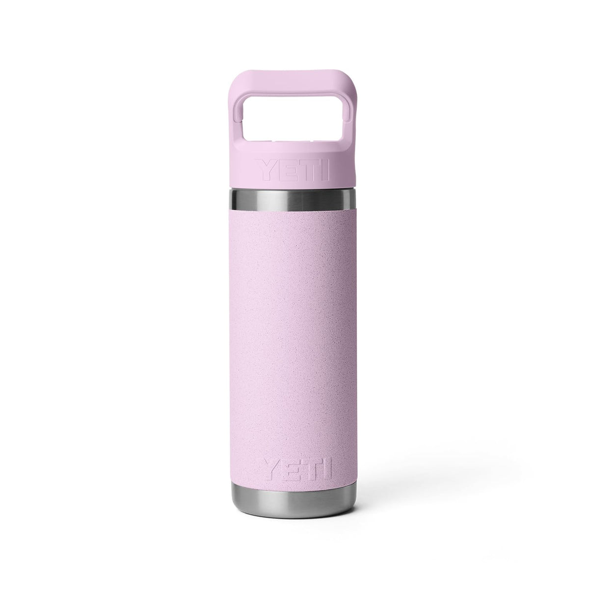 Rambler 18 oz Bottle (Cherry Blossom - Textured)