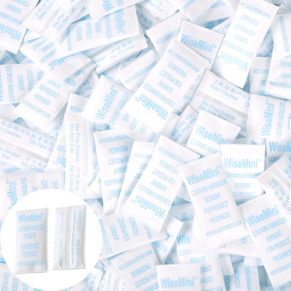 0.25 Gram 1200 Pack Silica Gel Packets (0.25g*1200Pcs)