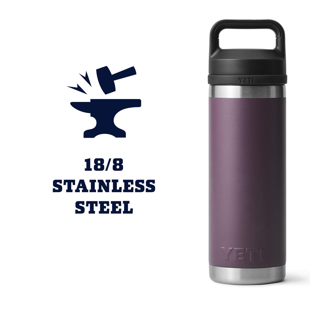 Rambler 18 oz Bottle (Nordic Purple)