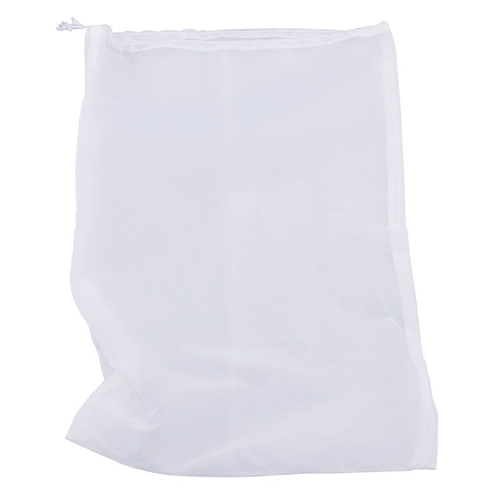 75 Micron Nylon Straining Bag Fine Mesh Food Strainer Bag (17.72" x 11.81" / 5 Packs)