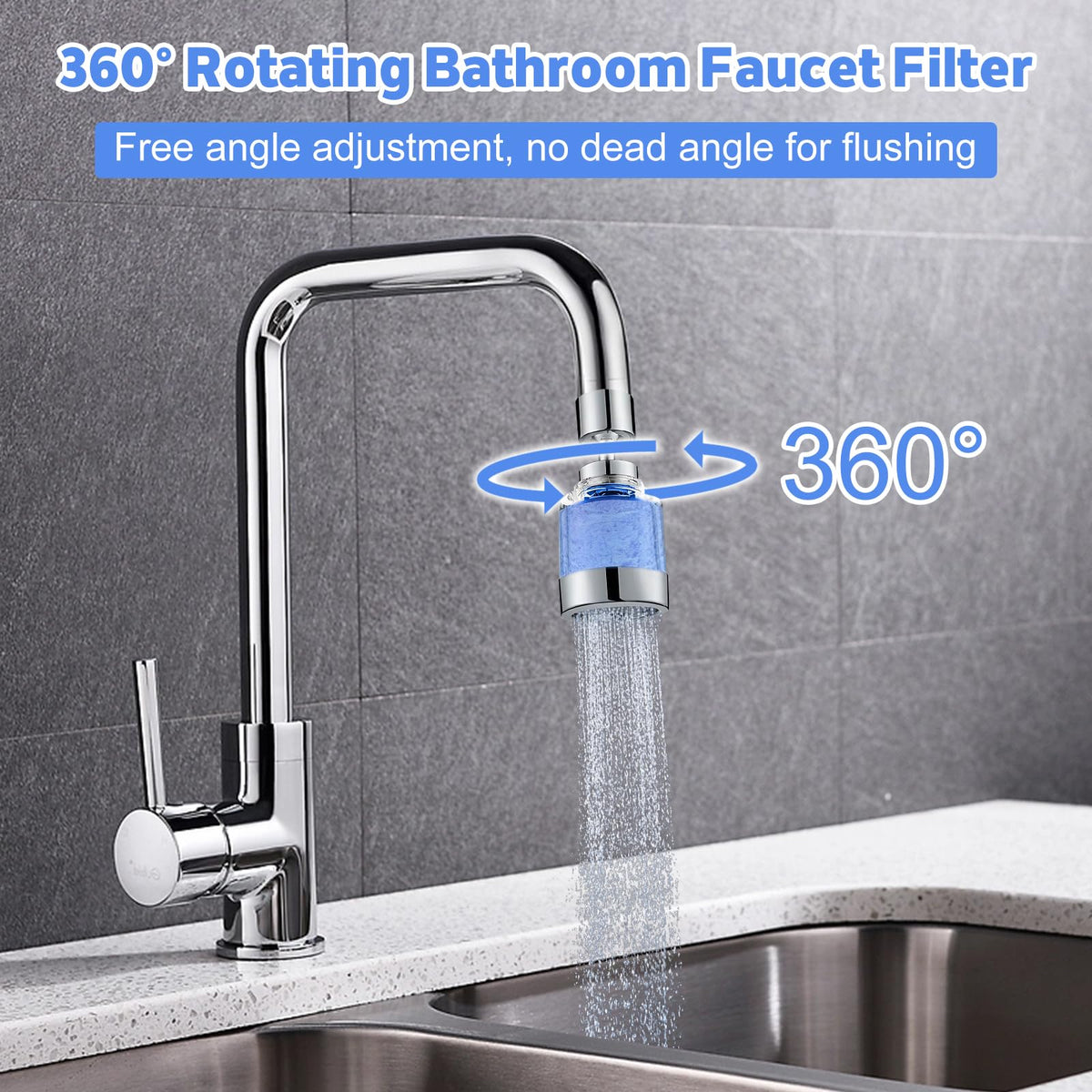 2 Pack Sink Water Filter Faucet (A-8 Pcs)
