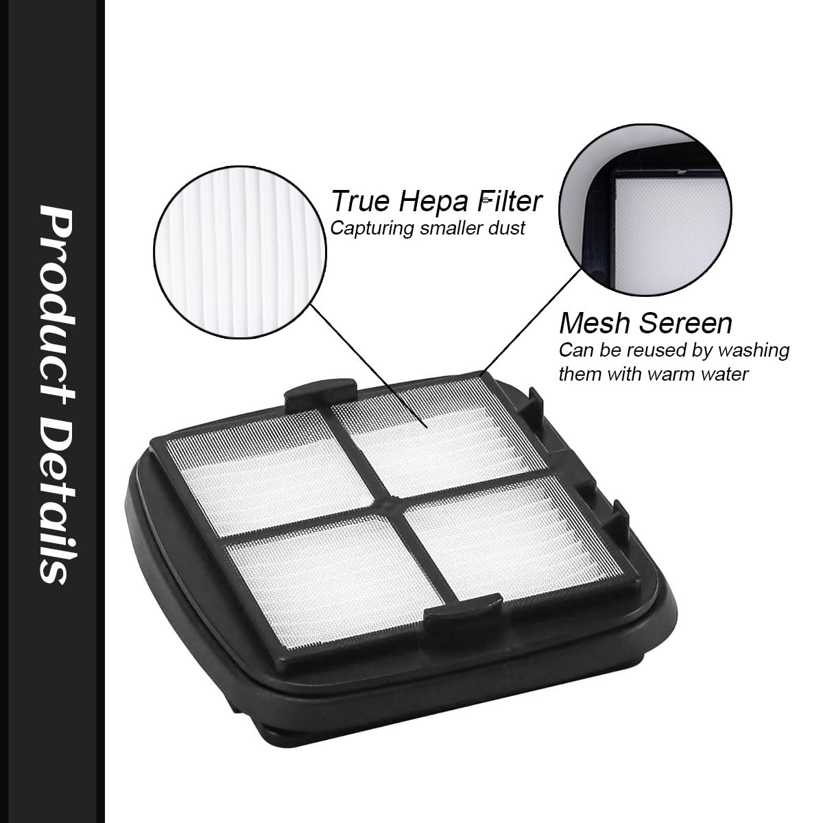 97D5 vacuum filter for bissell pet hair eraser vacuum filter Corded Handheld Vacuum 33A1