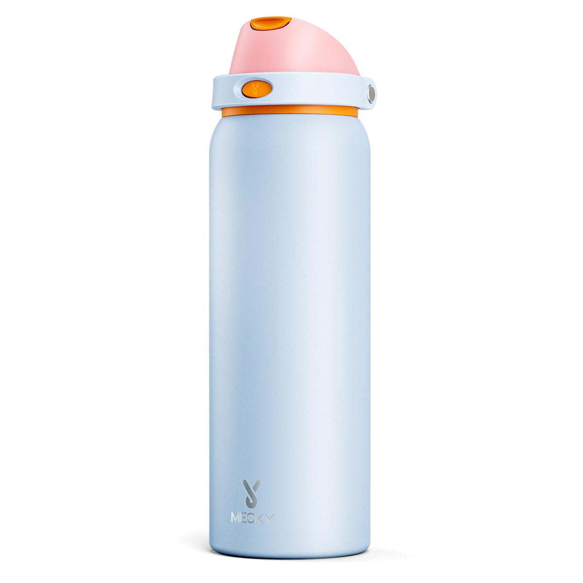 40 oz Insulated Water Bottle with Straw (Periwinkle / 40 Ounces)