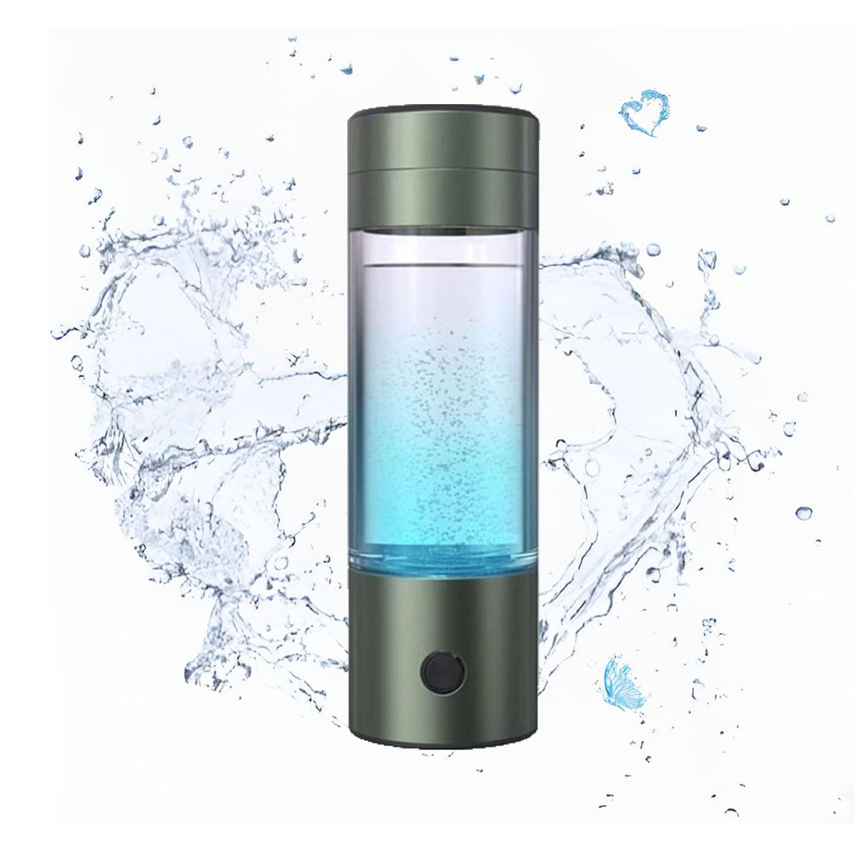 Hydrogen Water Bottle Generator (A:green)