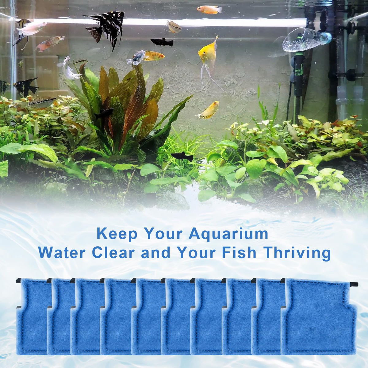 Aquarium Filter Cartridge Replacement Rite (Size A-10 Pack)