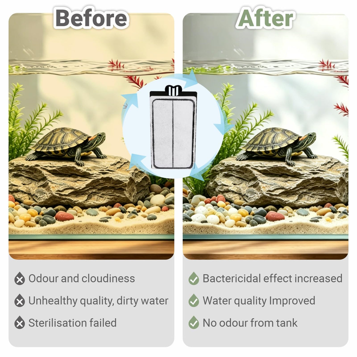 12 Pack Auqarium Filter Cartridges