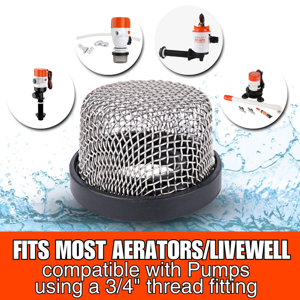 Stainless Steel Mesh Strainer ¾ Inch