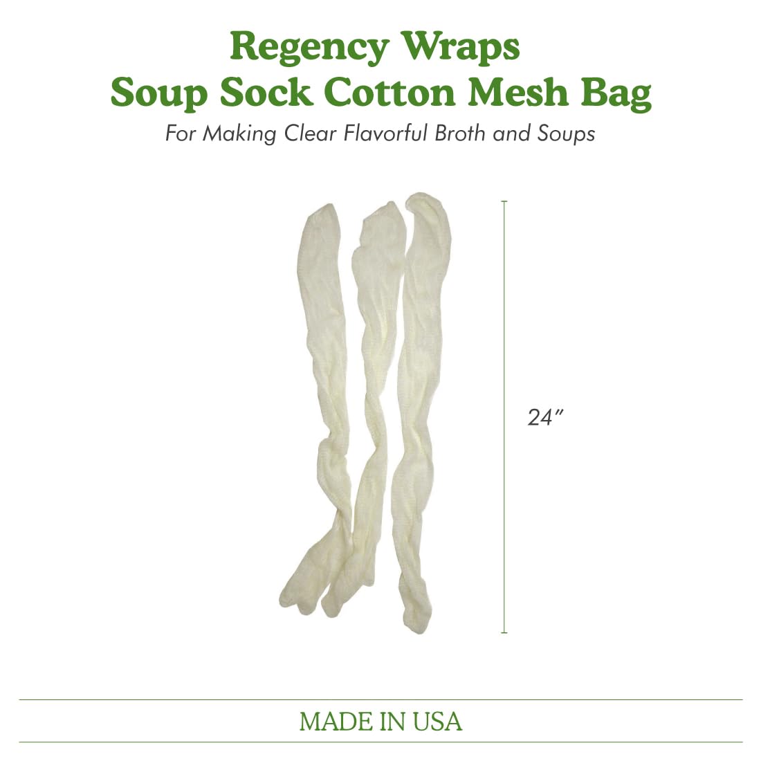 Regency Soup Socks (Pack of 100 / Cotton Blend)