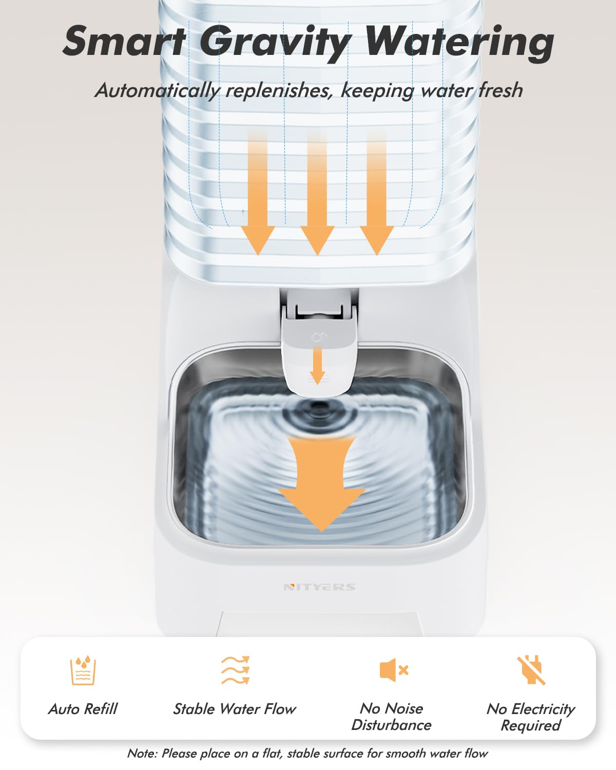 Automatic Dog Water Bowl Dispenser with Patented Faucet