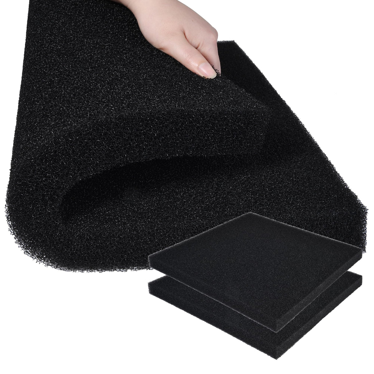 2 Pack Aquarium Bio Filter Sponge Pad 20"x20"x1.5" (20“x20"x1.5" (20PPI) 2 Pack)