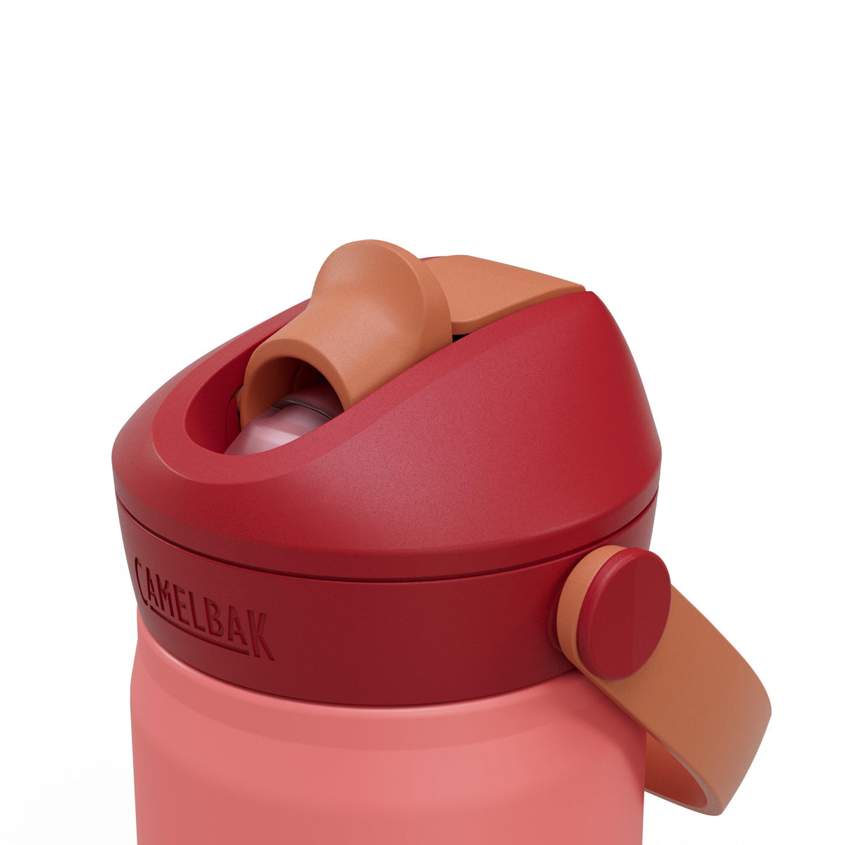 Thrive Flip Straw Kids Water Bottle 16oz (16 Ounces / Demi Blush)