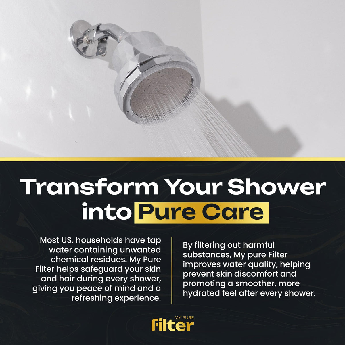 Shower With Internal Filter