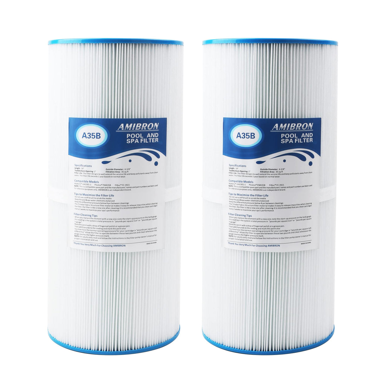 PWK35B Replaces Hot Springs Limelight Series Spa Filters