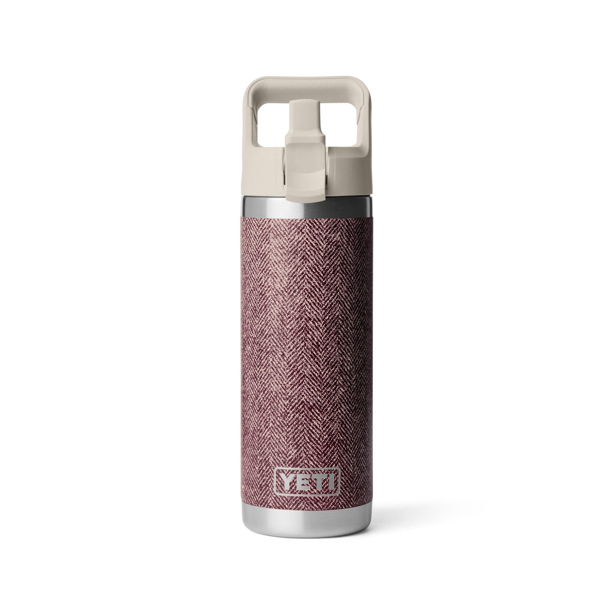 Rambler 18 oz Bottle (Riverhead Red - Textured)