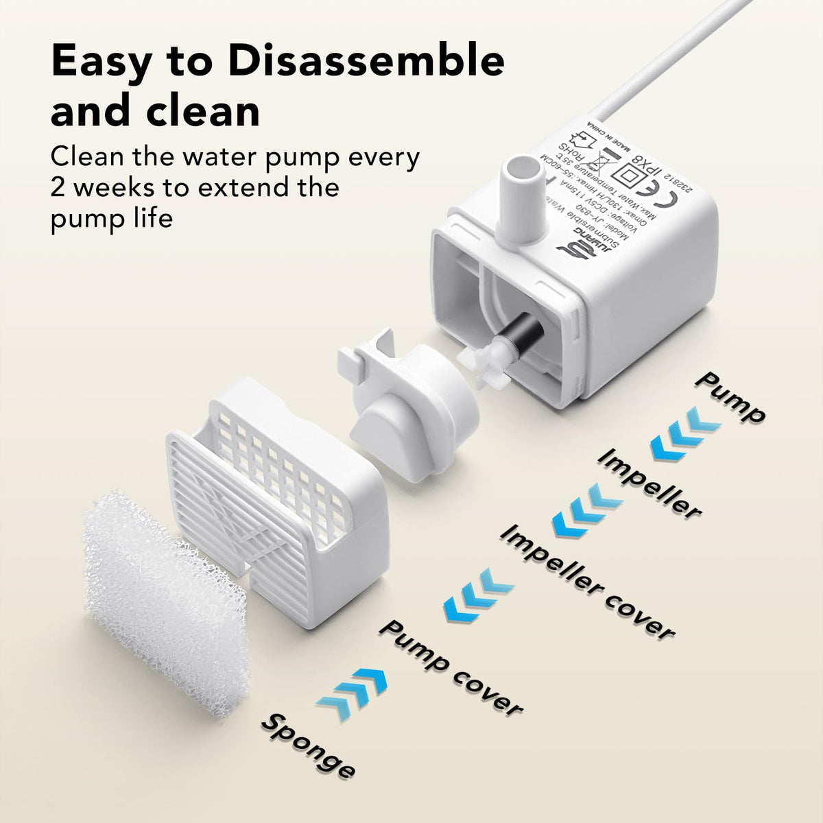 Official 12 PCS Filters & 12 Sponge for 7L (Silver)