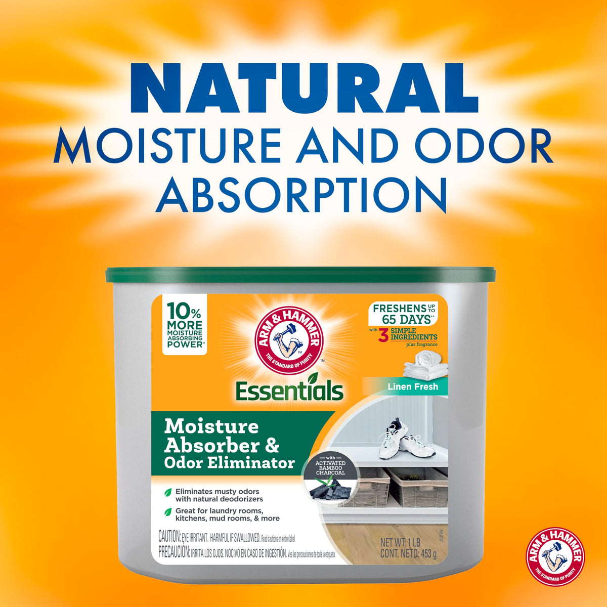 Essentials Disposable Moisture Absorber and Odor Eliminator Tub