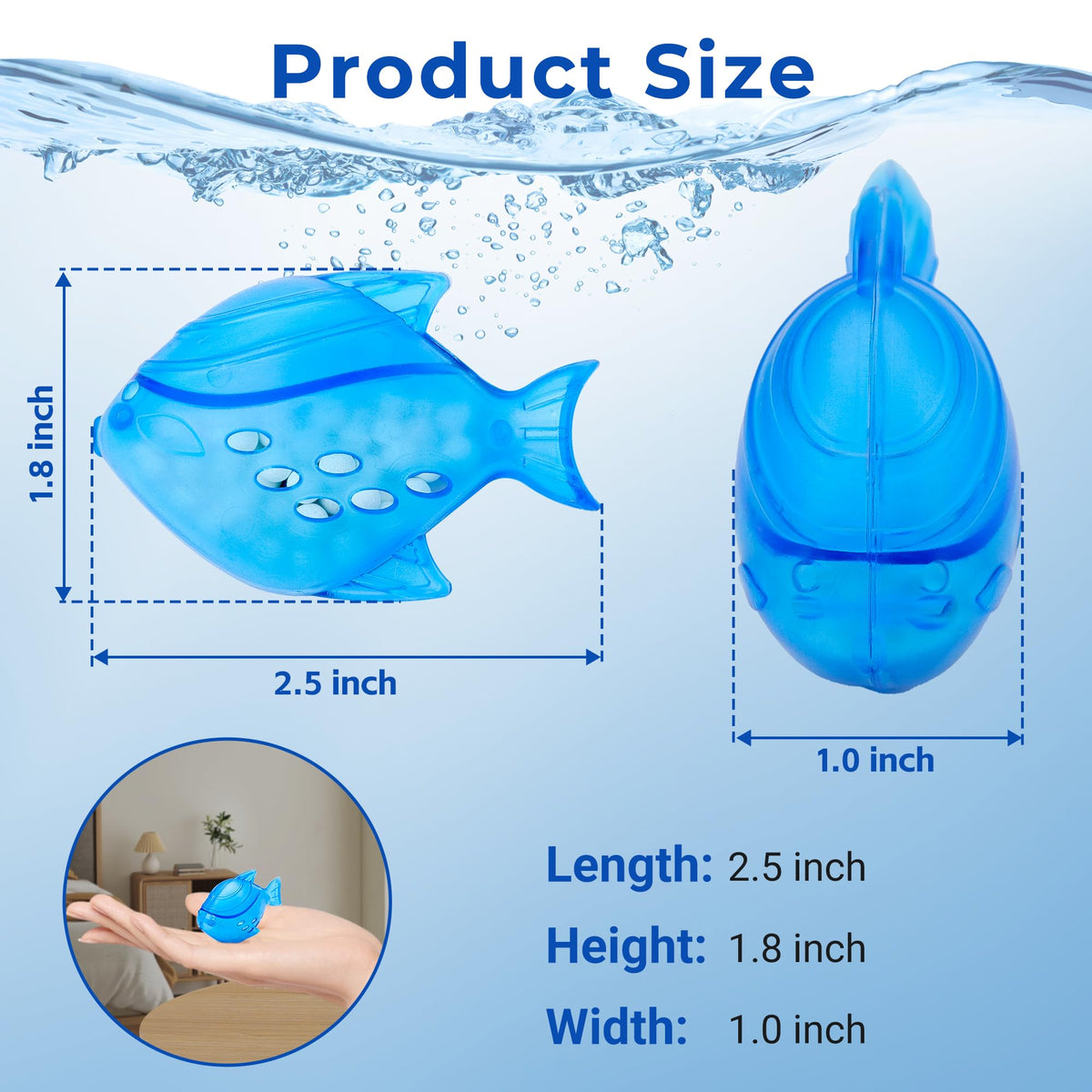 Humidifier Cleaning Fish (Blue)