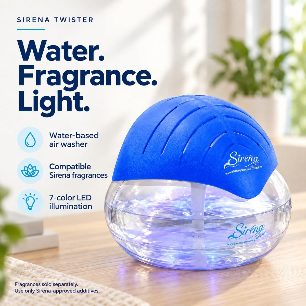 Twister Air Purifier with Water Filter (Blue)